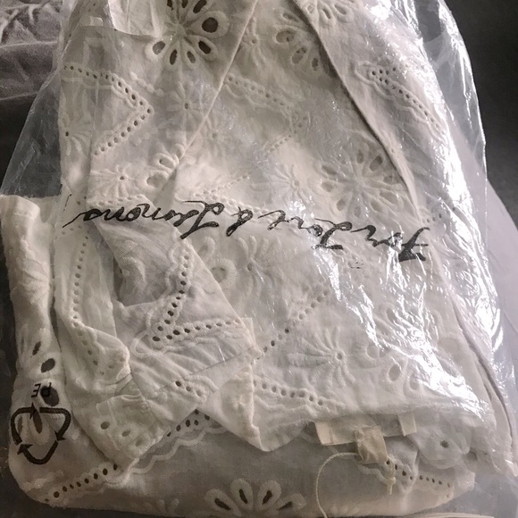 For Love & Lemons Eyelet Dress White Size S/M - Picture 4 of 8